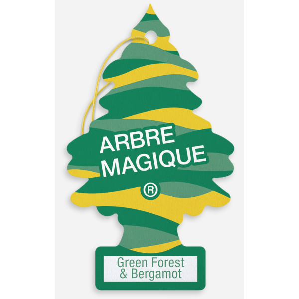 arbre magique fragranza profumo green forest & bergamot | profumo per auto