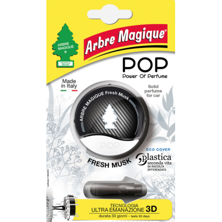 Arbre Magique POP fresh musk Profumatore Auto Solido – Durata fino a 30 Giorni
