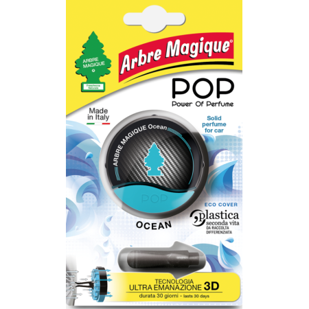 Arbre Magique POP ocean Profumatore Auto Solido – Durata fino a 30 Giorni