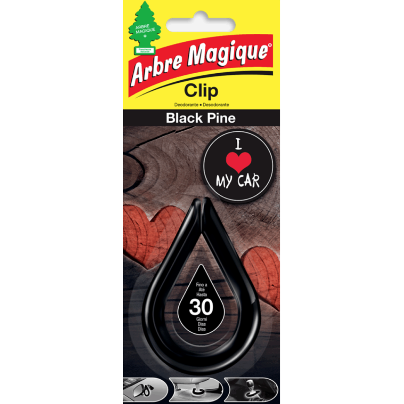 arbre magique black pine clip