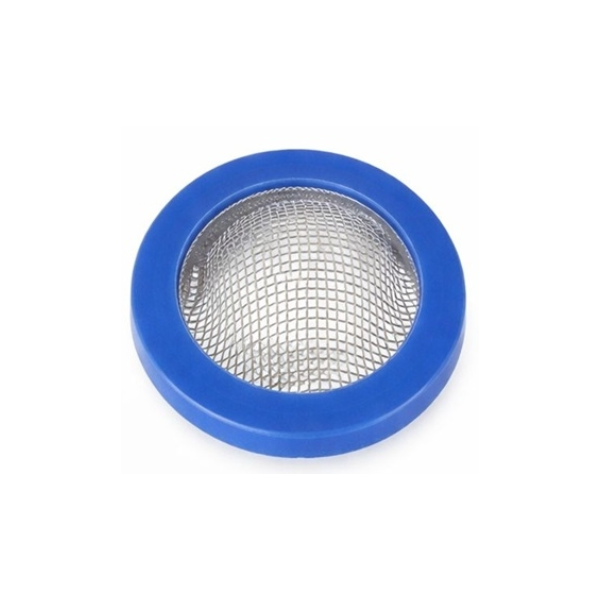 Filtro a cupolina con rete in inox per ugelli in plastica