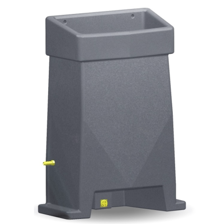 porta spazzola grigio in plastica