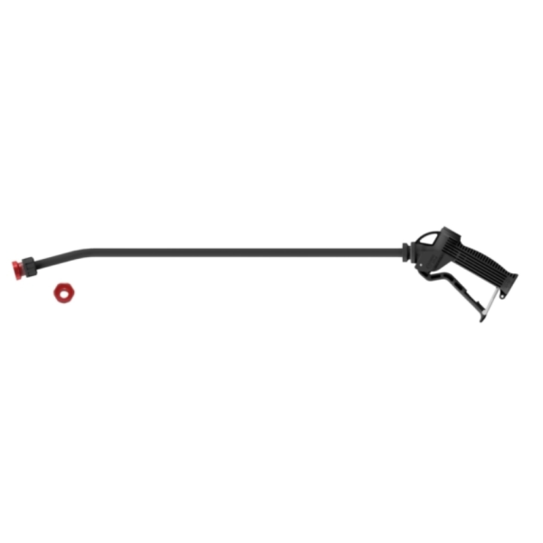 pistola con lancia pvc integrata per nebulizzatore