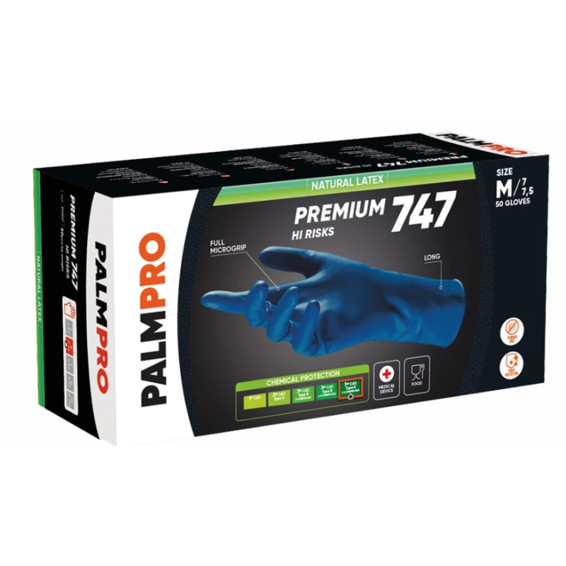 Guanti Lattice PALMPRO Premium 747 HI RISKS M | 50 pz